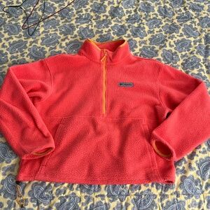 Coral Columbia pullover